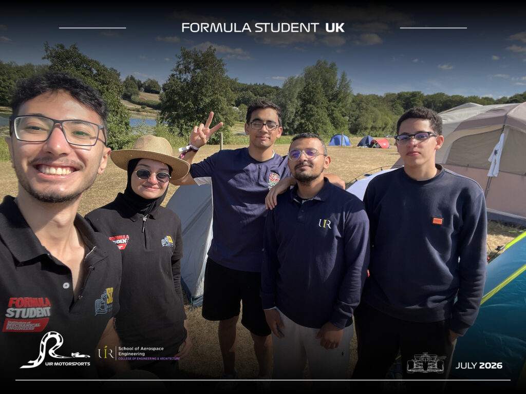 L'équipe UIR Motorsports Formula Student au campement de Silverstone 2026